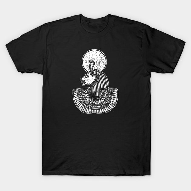 Ancient Egyptian Lion Goddess Sekhmet T-Shirt by LaForma